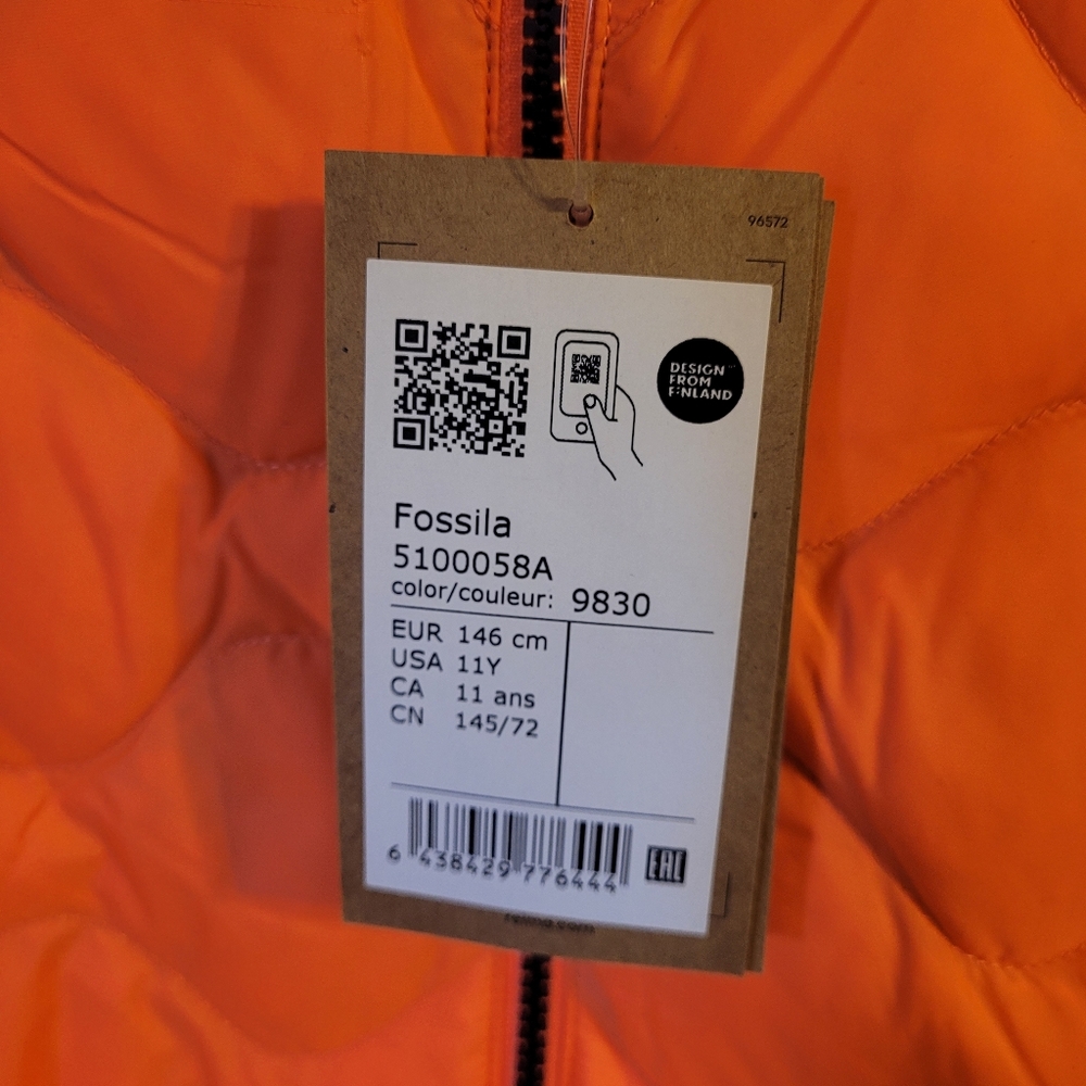 NWT Reima Light Down Jacket- Fossila 11 Years - Picture 8 of 8